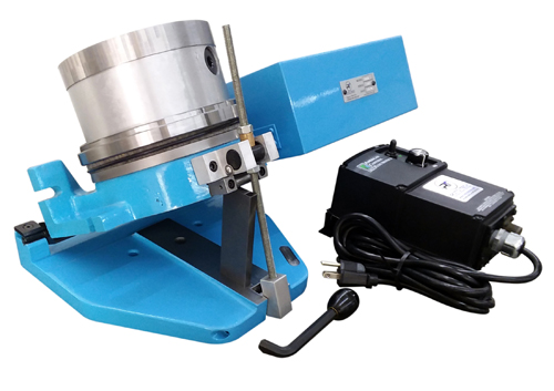 A commercial CNC rotary grinding table with low clearance