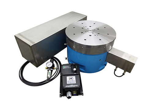 A large CNC rotary grinding table machine