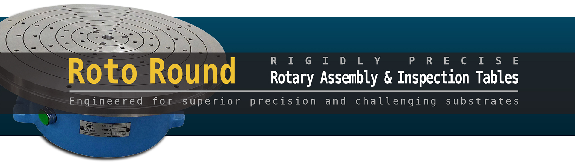 A rotary assembly and inspection table