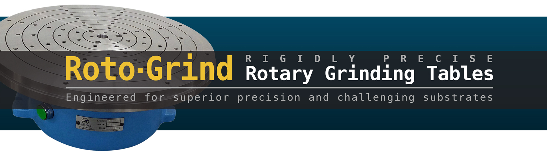 A rotary grinding table