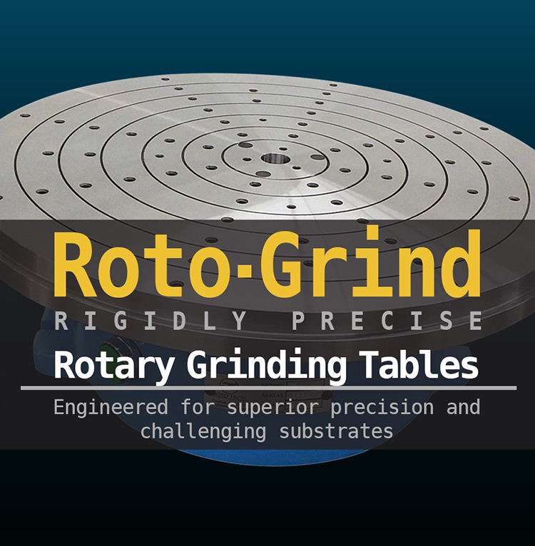 A rotary grinding table