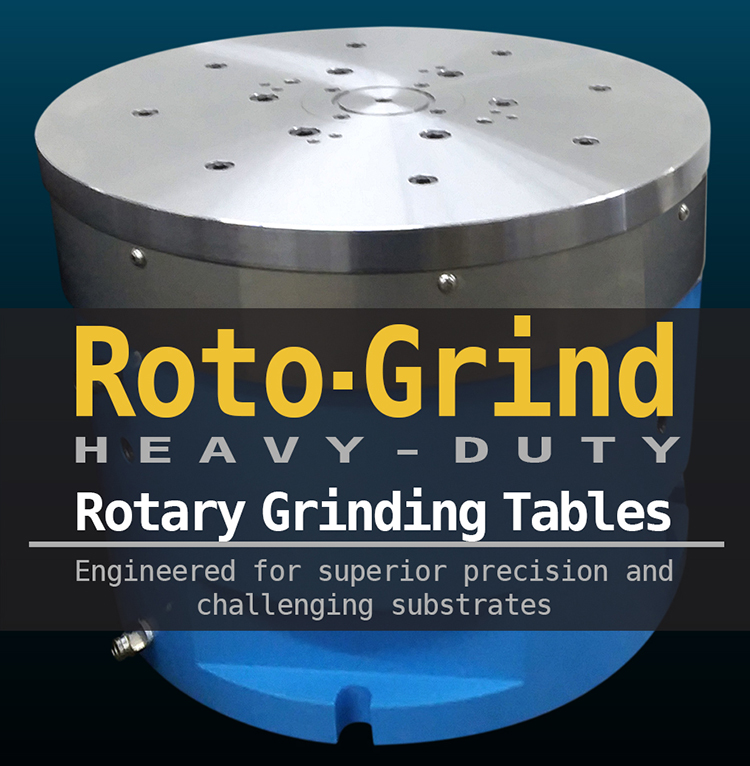 A rotary grinding table