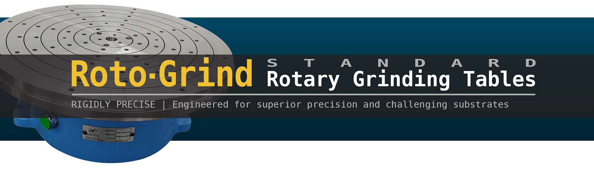 A rotary grinding table